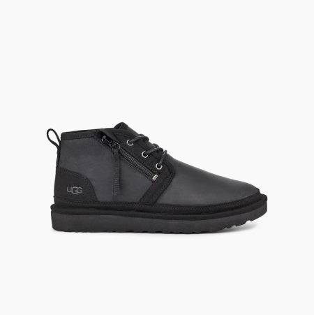 UGG Neumel Zip Black Lace-up Boots for Men (ZBXS54281)